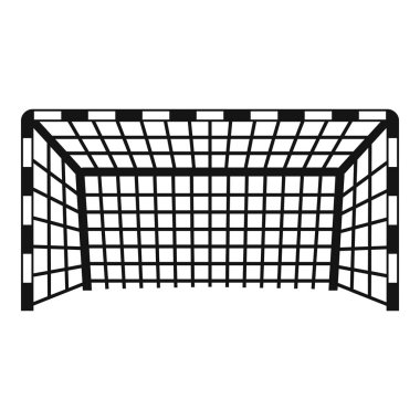 Goal post icon, simple style clipart