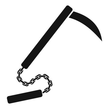 Kusarigama simgesi, basit tarzı