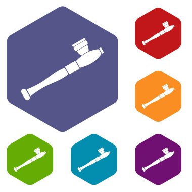 Esrar Icons set sigara için boru