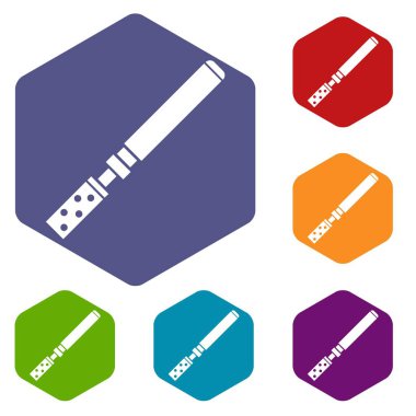 Elektronik sigara kartuşları Icons set ile