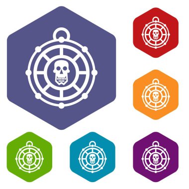 Korsan muska Icons set