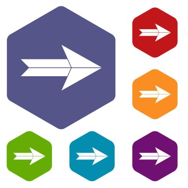 Büyük ok Icons set