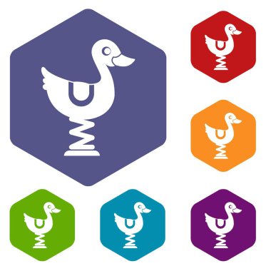 Ördek bahçesi simgeler kümesi içinde binmek