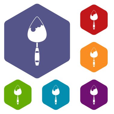 İnşaat mala Icons set