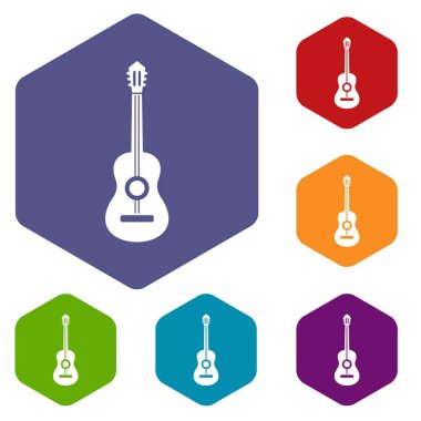 Klasik Gitar Icons set