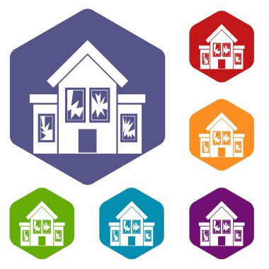 Kırık windows Icons set ile ev