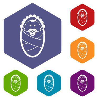 Yeni doğan Icons set