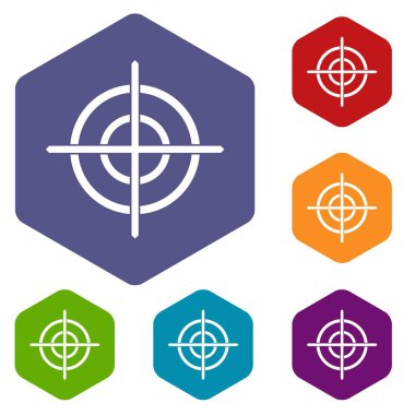 Hedef artı Icons set