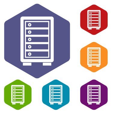 Güvenlik güvenli Icons set