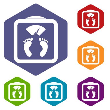 Kat Icons set ölçekler