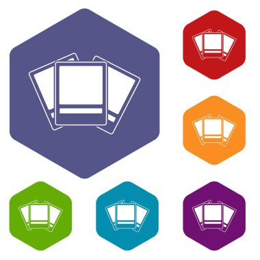 Fotoğraflar Icons set