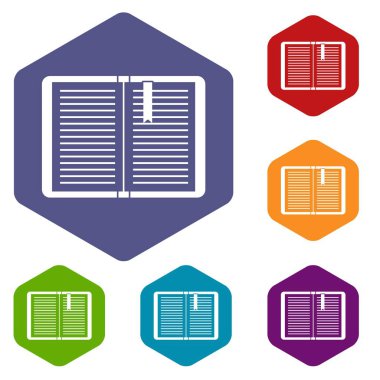 Bookmark Icons set ile açık öğretici