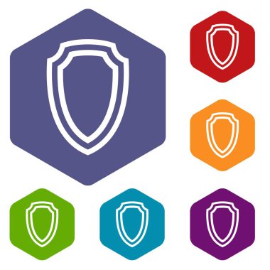 Ordu kalkan Icons set