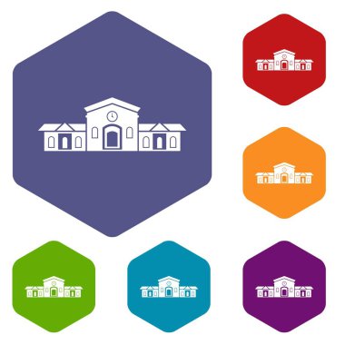 Simgeler bina tren istasyonu ayarlayın