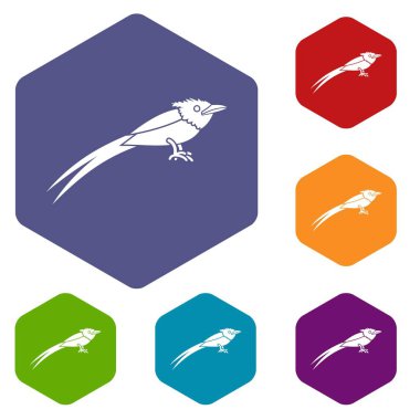 Asya cennet sinekkapan Icons set