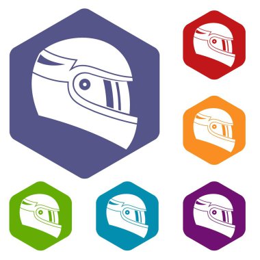 Kask simgeler yarış ayarla