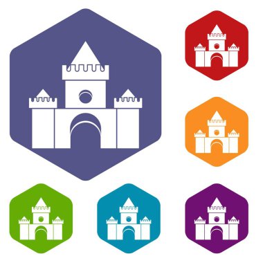 Fairytale kale Icons set