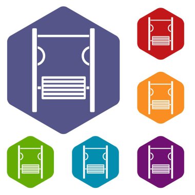 Bahçesi simülatörü Icons set