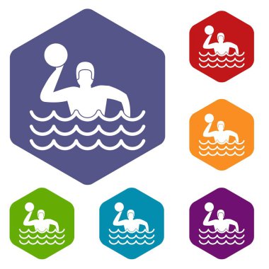 Su topu Icons set