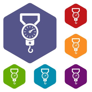 Bahar ölçek Icons set