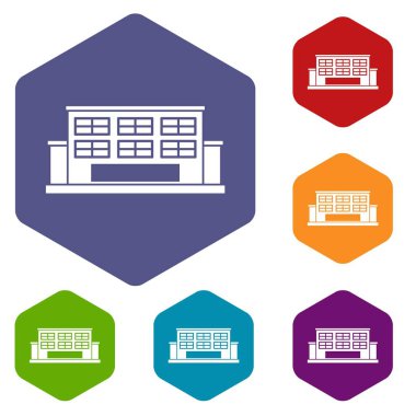 Icons set İnşaat Sanayi