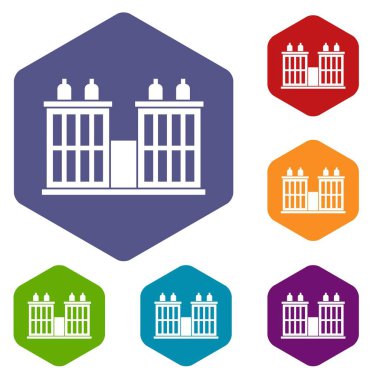 Icons set Bina bitki