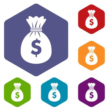 Dolar Icons set ile çanta