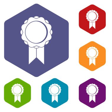 Şerit Icons set ile rozet