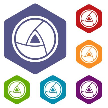 Objektif Icons set