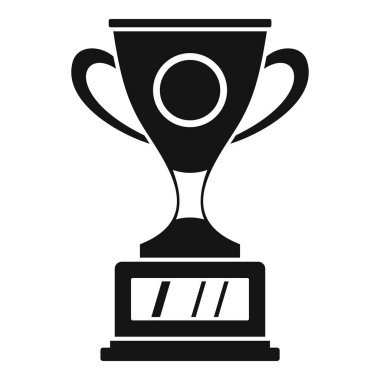 Kazanan Kupası simgesi, basit tarzı