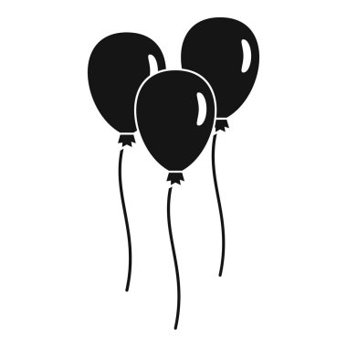 Balonlar simgesi, basit tarzı