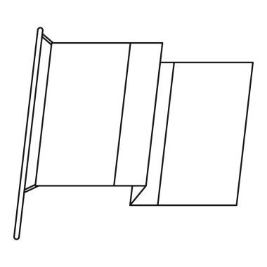 İrlanda bayrağı simgesi, anahat stili