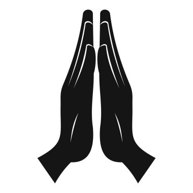 Dua kutsal kişilerin resmi, basit tarzı