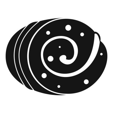 Meyve somun simgesi, basit tarzı