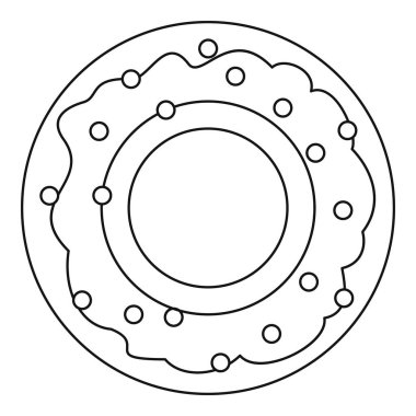 Çörek simgesi, özet biçimi