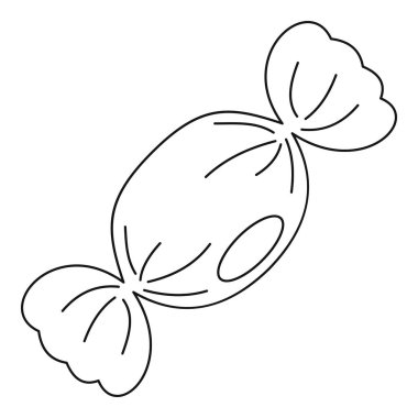 Küçük şeker simge, anahat stili