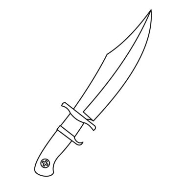 Hançer simgesi, anahat stili