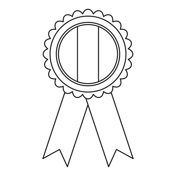Icono del emblema de Irlanda, estilo del esquema — Vector de stock