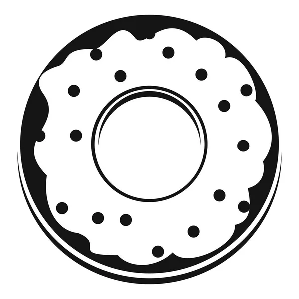 Ícone Donut, estilo simples — Vetor de Stock