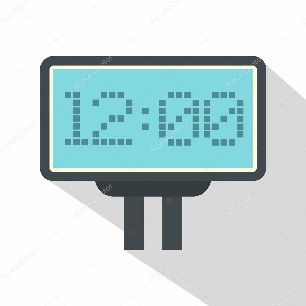 Scoreboard with result display icon, flat style