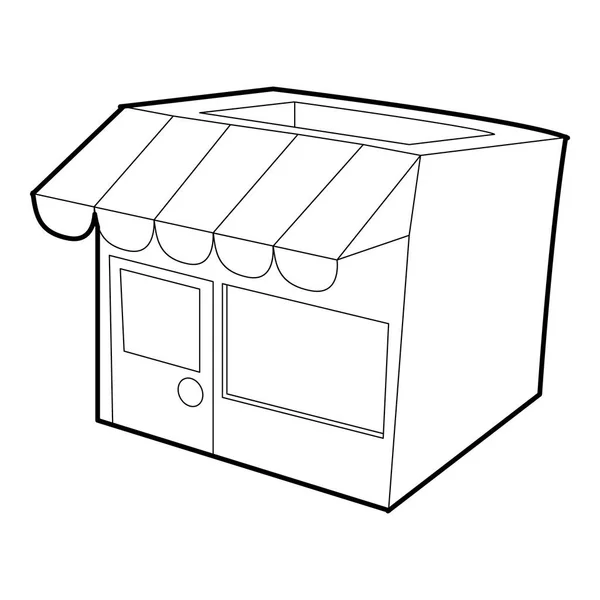 Store-Symbol, Outline-Stil — Stockvektor