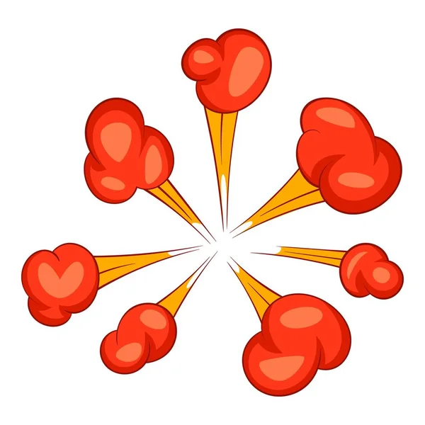 爆炸影响图标，卡通风格 — 图库矢量图片