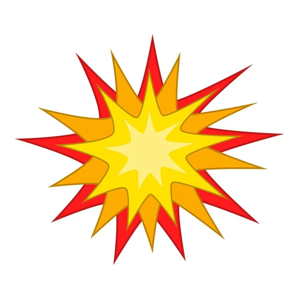 Starburst pictogram, cartoon stijl — Stockvector