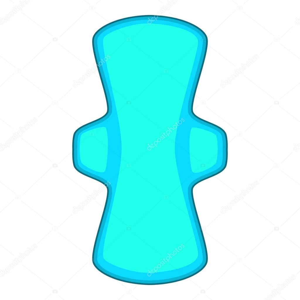 Sanitary pad icon, cartoon style — Stock Vector © ylivdesign 141921624