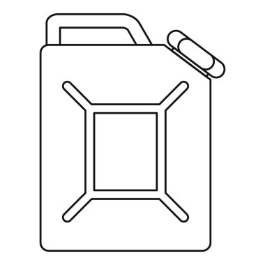 Bidon simgesi, anahat stili