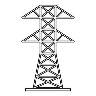 Elektrik kulesi simgesi, özet biçimi