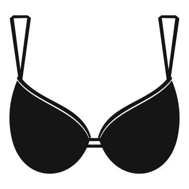 Sütyen iç çamaşırı simgesi, basit tarzı