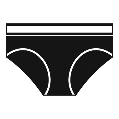 Kadın iç çamaşırı külot simgesi, basit tarzı