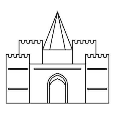 Royal castle simgesi, anahat stili