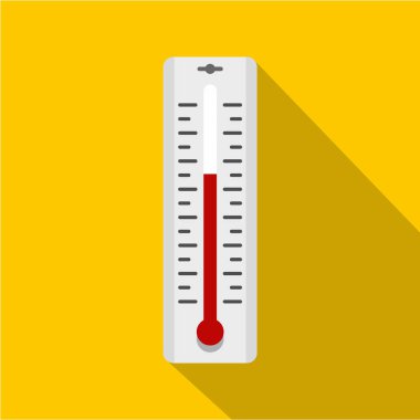 Termometre derece simgesi, basit tarzı ile